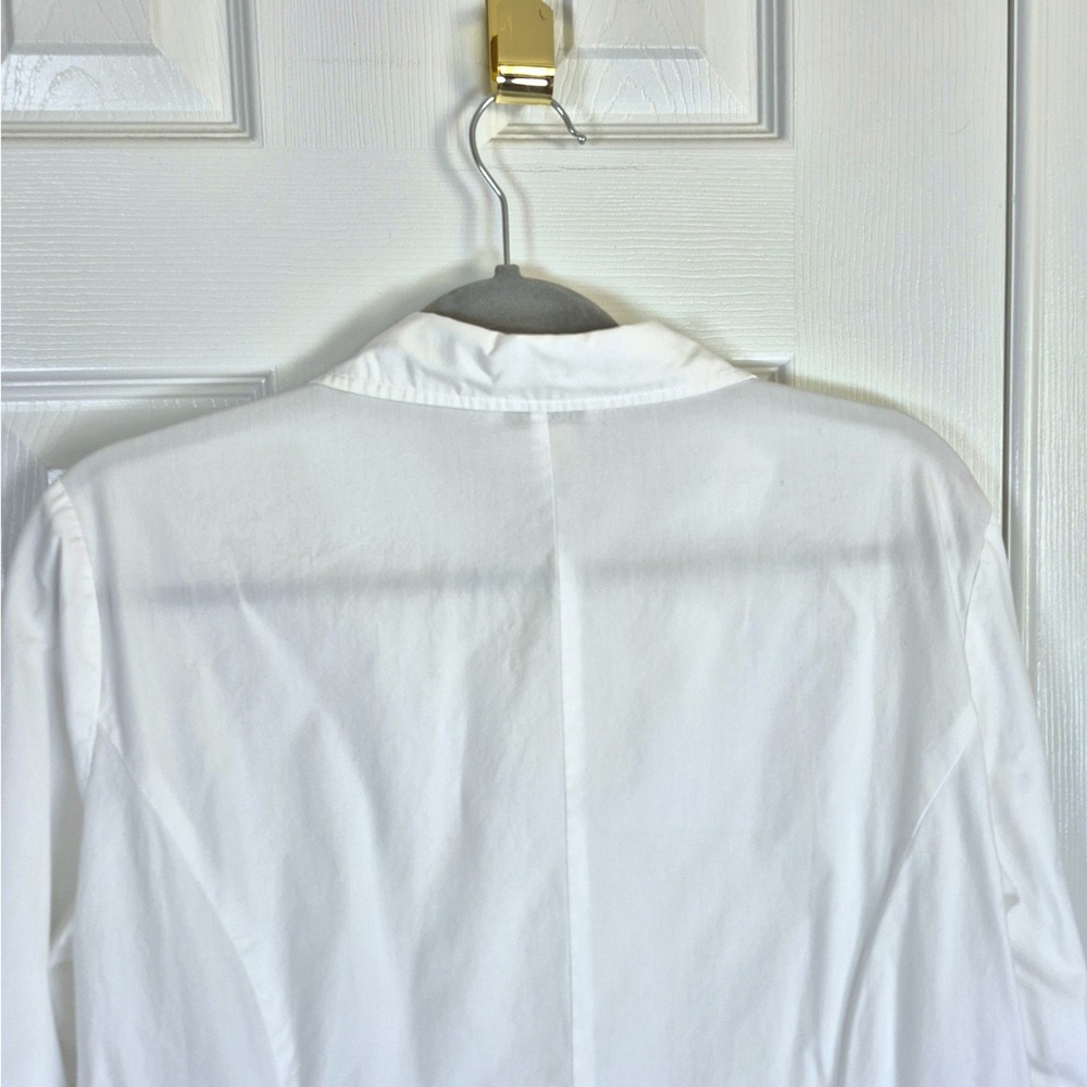 Vintage Puli white button down shirt floral embroidery‎ women's 12 - Picture 10 of 10